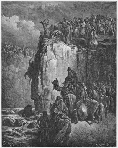 Massacro dei profeti di Baal da Gustave Dore